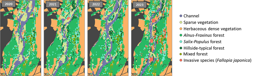 Multitemporal pixel-level modelling.